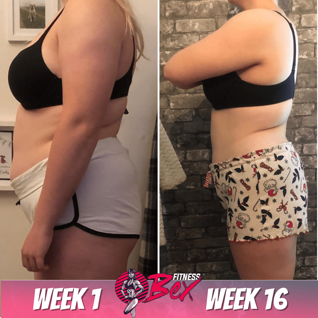 8 week transformation - 20lbs down. Joined the #GR8IN8 challenge and completely transformed her eating habits.